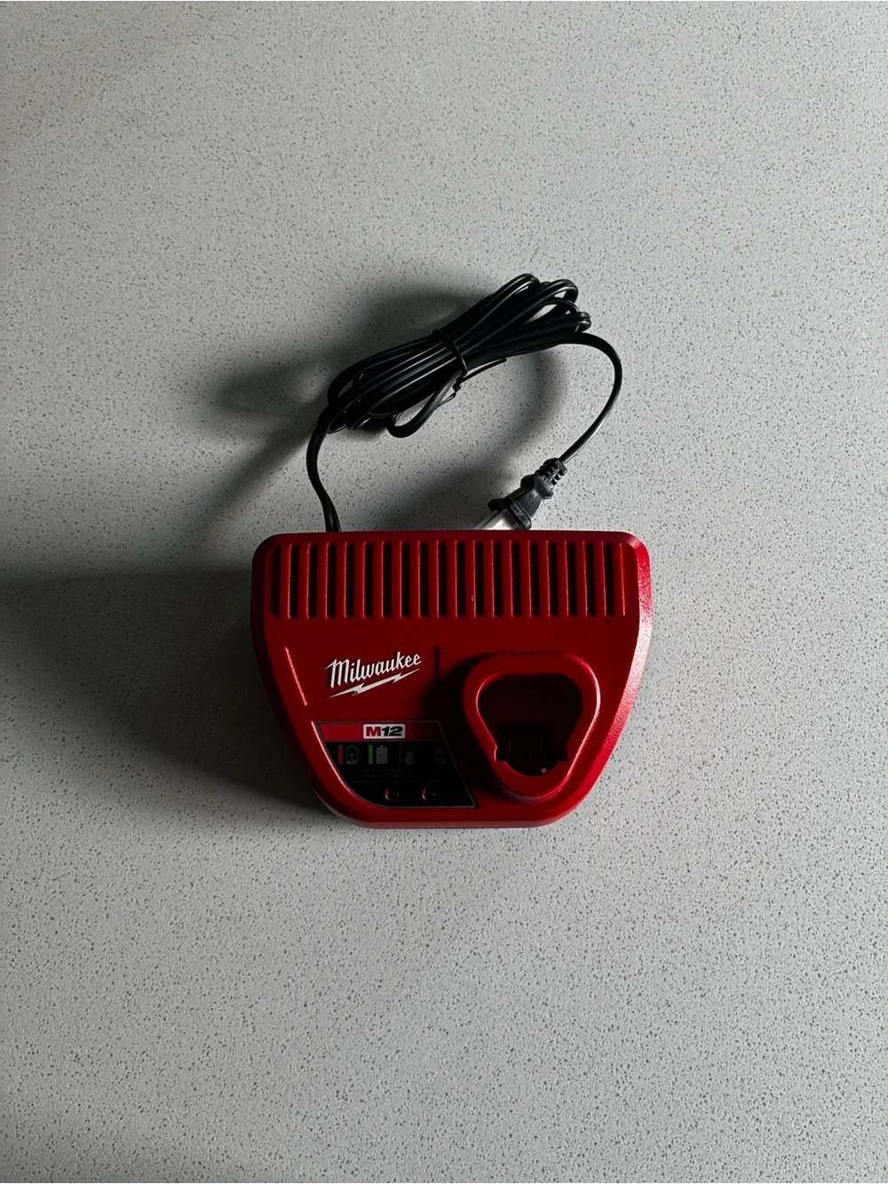 Milwaukee M12 Corded Battery Charger - Red